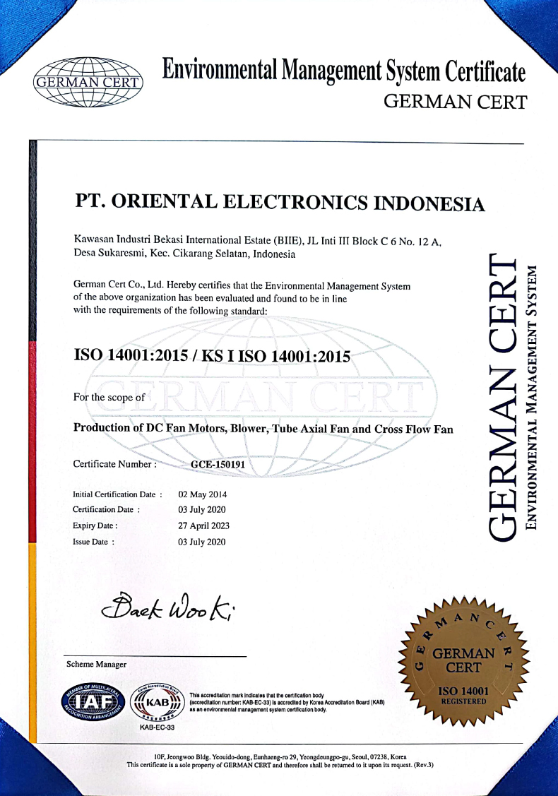 ISO 14001 Certificate_Indonesia